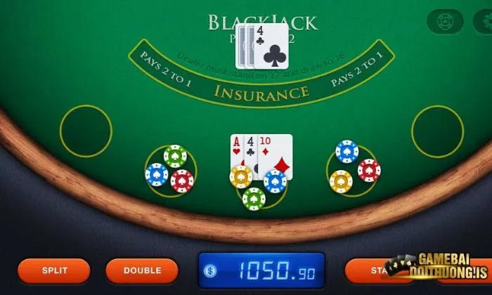 Blackjack Top88 Các hành động trong Blackjack Top88